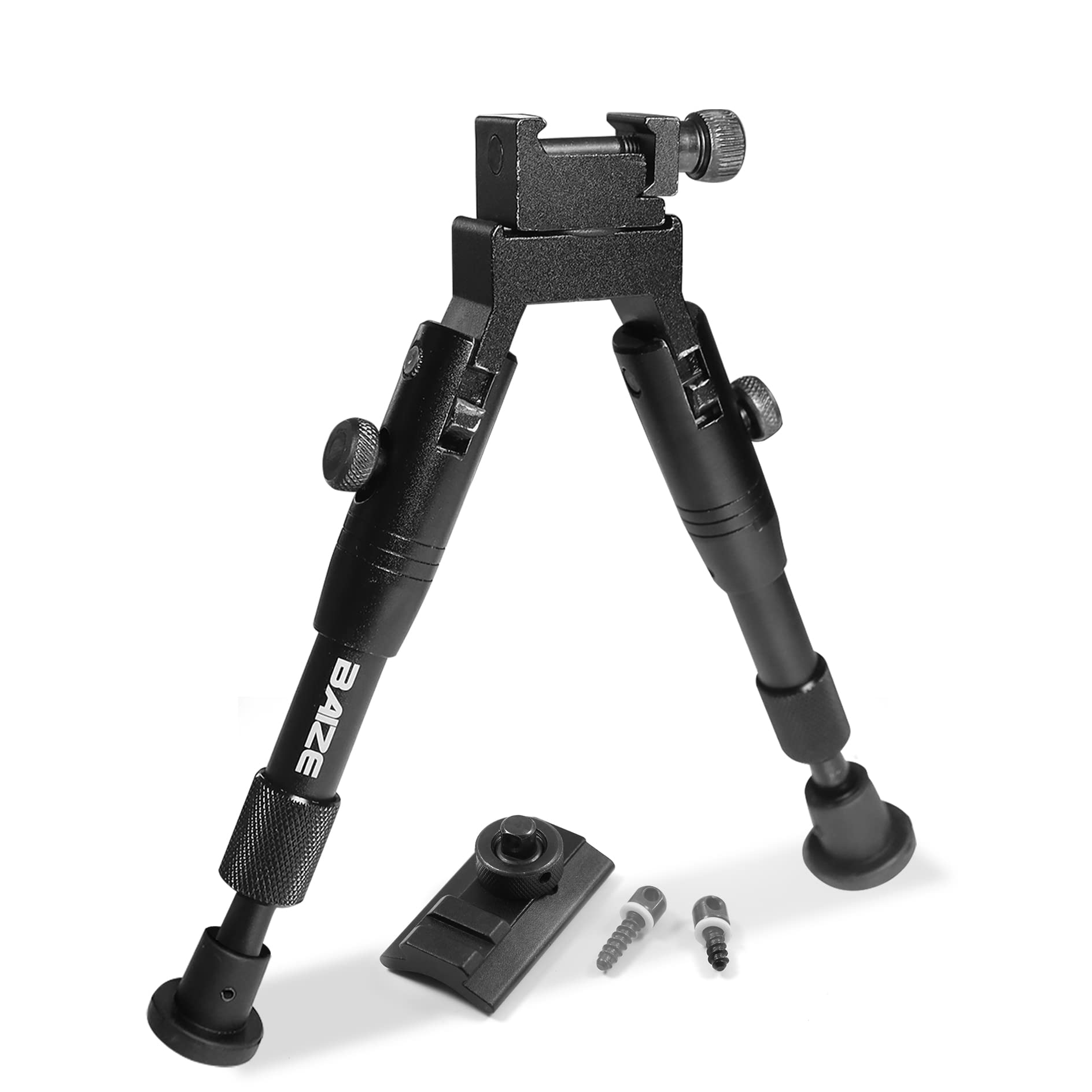 BAIZE Foldable Rifle Bipod with Sling Swivel Stud Adaptor